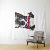 Pitbull Groot-Brittannië Wandkleed (In Situ (horizontaal))