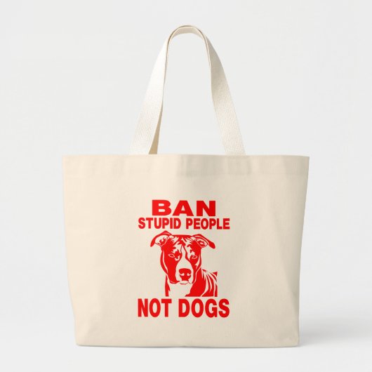 PITBULL GROTE TOTE BAG (Voorkant)