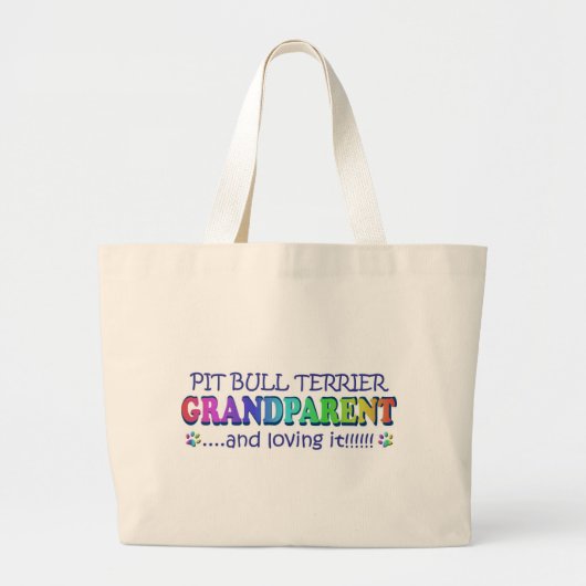 PITBULL GROTE TOTE BAG (Voorkant)