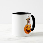 Pitbull Halloween Coffee Mok (Voorkant rechts)