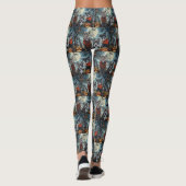 Pitbull Halloween Griezelen Leggings (Achterkant)