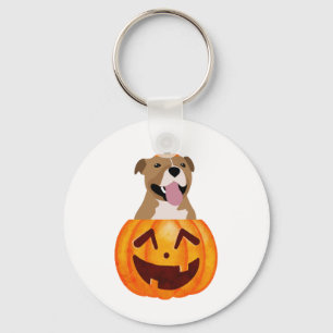 Pitbull Halloween Sleutelhanger