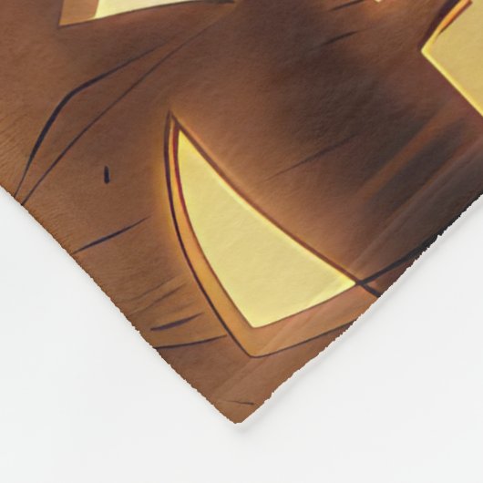 Pitbull Halloween Spooky Fleece Deken (Hoek)