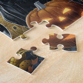 Pitbull Halloween Spooky Legpuzzel (Zijkant)