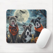 Pitbull Halloween Spooky Muismat (Met muis)