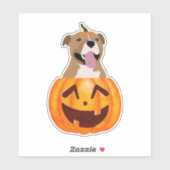 Pitbull Halloween Sticker (Vel)