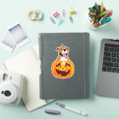 Pitbull Halloween Sticker (iPad Cover)