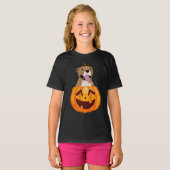 Pitbull Halloween T-Shirt (Voorkant volledig)