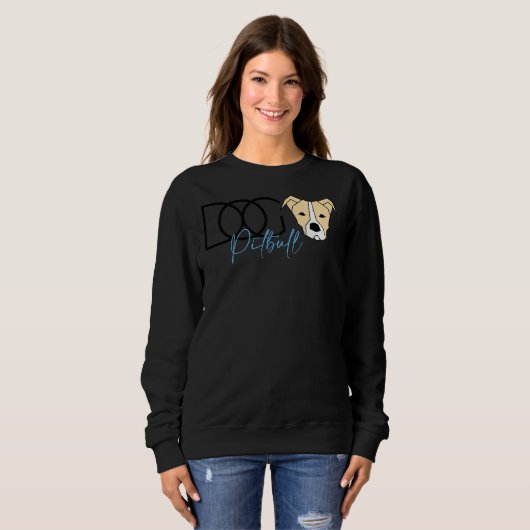 Pitbull hond 261 trui (Voorkant volledig)