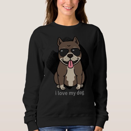 Pitbull hond 265 trui (Voorkant)