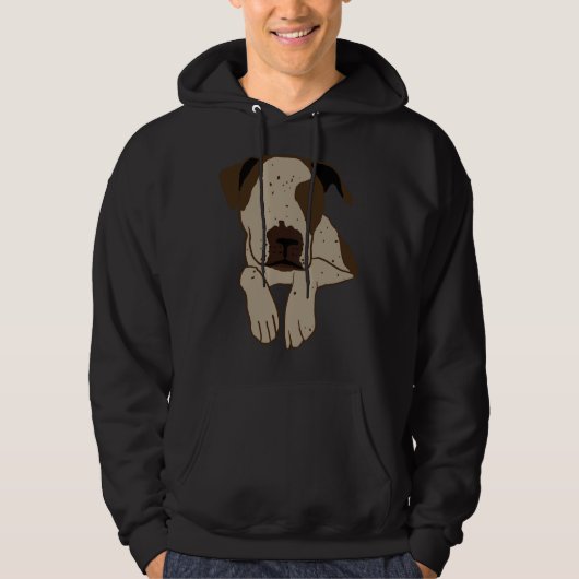 Pitbull hond 27 hoodie (Voorkant)