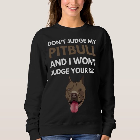 Pitbull hond eigenaar trui (Voorkant)