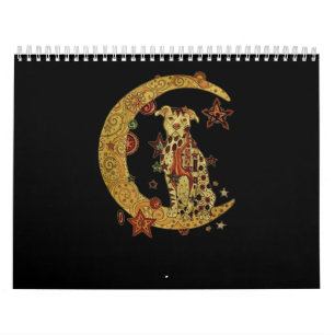 Pitbull hond en maan kalender