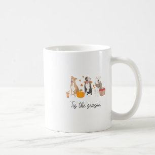 Pitbull Hond Herfst Valentijnsdag Tis The Seaso Koffiemok