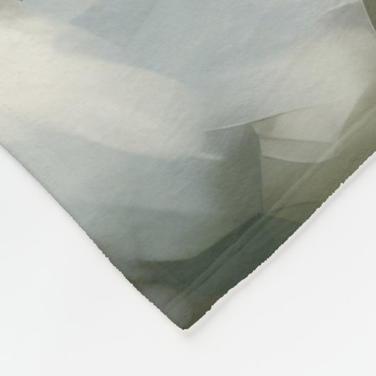 Pitbull Hond in Sneeuw Kerstmis Fleece Deken (Hoek)