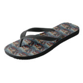 Pitbull Hond Kerst Feestelijk Teenslippers (Schuin)