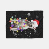 Pitbull Hond Merry Dogmas Santa Pitbull Kerst T Fleece Deken (Voorkant (Horizontaal))