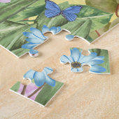 Pitbull Hond met Bloemen Lente Legpuzzel (Zijkant)