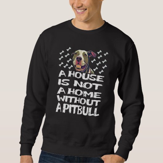 Pitbull Hond Pit Bull Terrier Reddings Moeder Vade Trui (Voorkant)