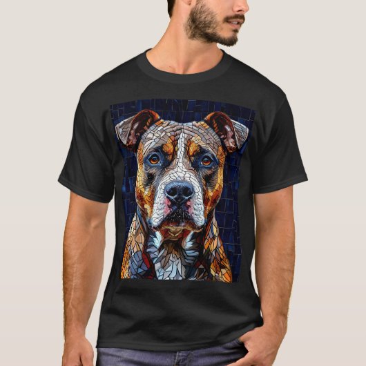 Pitbull hond t-shirt (Voorkant)