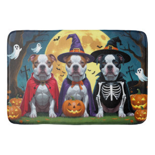 Pitbull Honden Pompoen Halloween Grappig Badmat