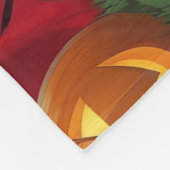 Pitbull Honden Pompoen Halloween Grappig Fleece Deken (Hoek)