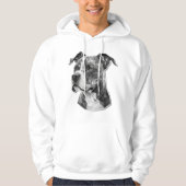 Pitbull hondengezicht hoodie (Voorkant)