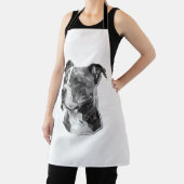 Pitbull hondengezicht schort (Insitu)