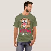 Pitbull Hondenliefhebber Hondenredding T-shirt (Voorkant volledig)