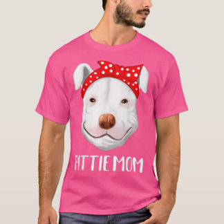 Pitbull Hondenliefhebbers Pittie Moeder Moederdag  T-shirt