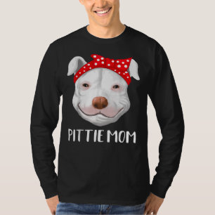 Pitbull Hondenliefhebbers Pittie Moeder Moederdag  T-shirt
