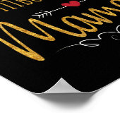 Pitbull houdt zo veel van mama poster (Hoek)