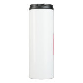 Pitbull... Huisdier Portretten Thermosbeker (Achterkant)