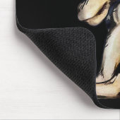 Pitbull I houdt van pap Tattoo vaderdag Muismat (Hoek)