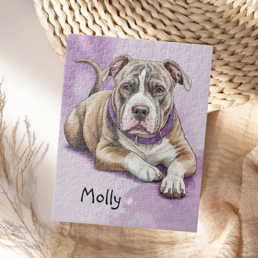 Pitbull Jigzaag Puzzle Legpuzzel