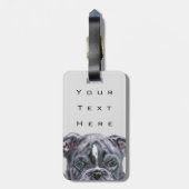 Pitbull - Jouw tekst toevoegen / Naam - Bagagelabel (Achterkant verticaal)