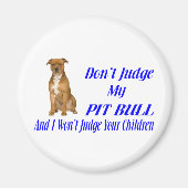 PITBULL JUDGMENT MAGNEET (Voorkant)