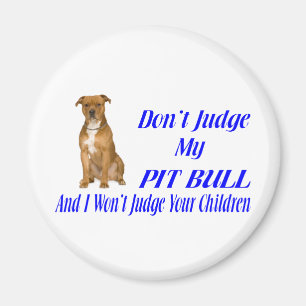 PITBULL JUDGMENT MAGNEET