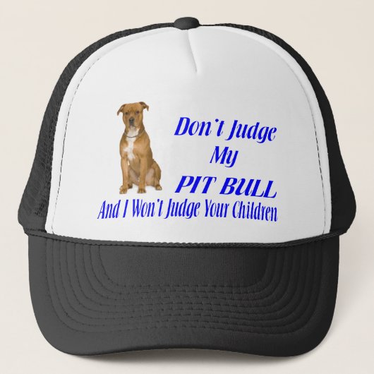 PITBULL JUDGMENT TRUCKER PET (Voorkant)
