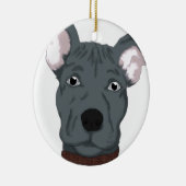 Pitbull Keramisch Ornament (Rechts)