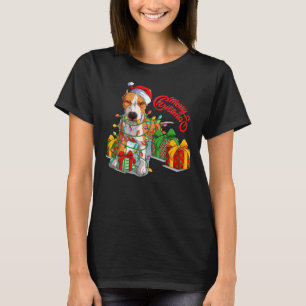 Pitbull Kerst Vrolijk Pitmas Sinterklaas T-shirt