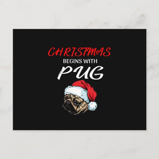 Pitbull-kerstboom met vlieglicht briefkaart (Voorkant)