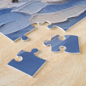 Pitbull Kerstboot Vakantie Legpuzzel (Zijkant)