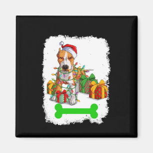 PitBull kerstdecoraties Pajama Santa Hat Magneet