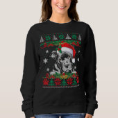 Pitbull-kerstkerstkerstkerstman, Ugly Sweater Hond (Voorkant)