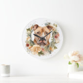 Pitbull Kerstkrans Feestelijke Pup Grote Klok (Huis)