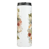 Pitbull Kerstkrans Feestelijke Pup Thermosbeker (Achterkant)