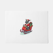 Pitbull Kerstman Rit Deurmat (Voorkant)