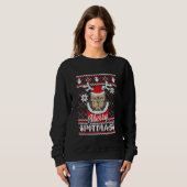 Pitbull Kerstmis Lovers Merry Pitmas Ugly Christm Trui (Voorkant volledig)