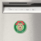 Pitbull Kerstmis Magneet (Insitu (Vaatwasser))